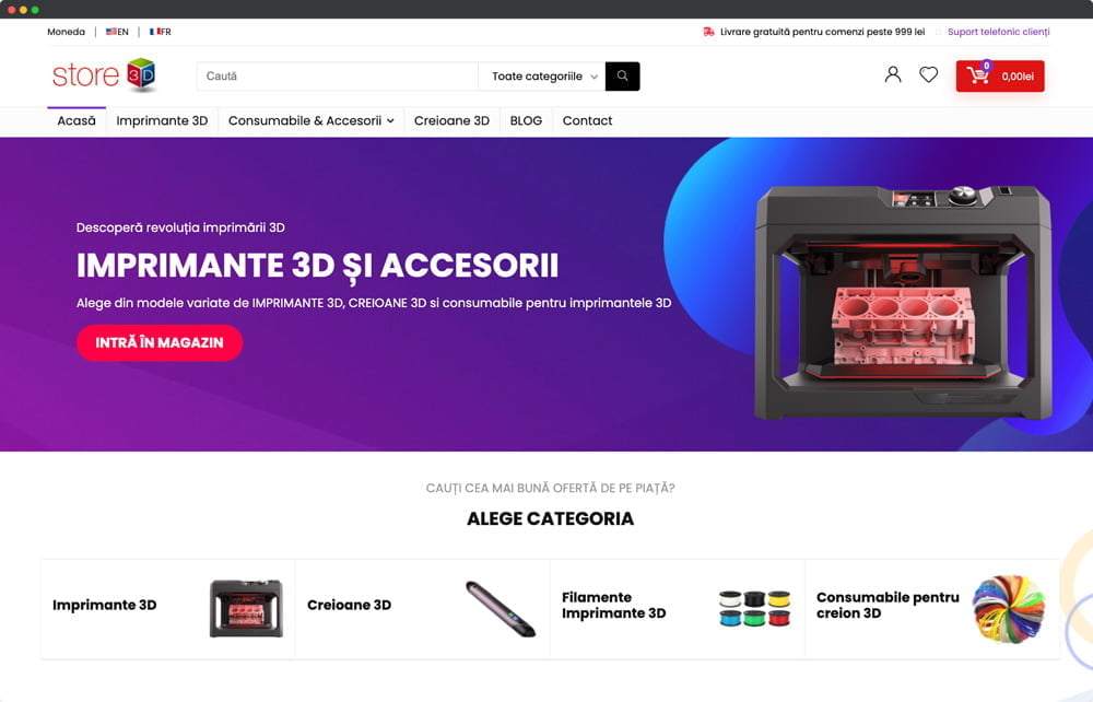 Store 3d Website Mockup Portofoliu